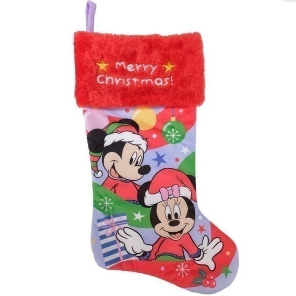 NWT. DISNEY Mickey & Minnie Mouse 20” Stocking